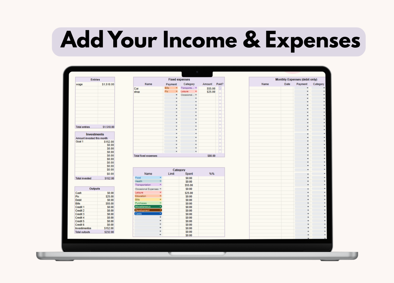 Budget Spreadsheet 2026